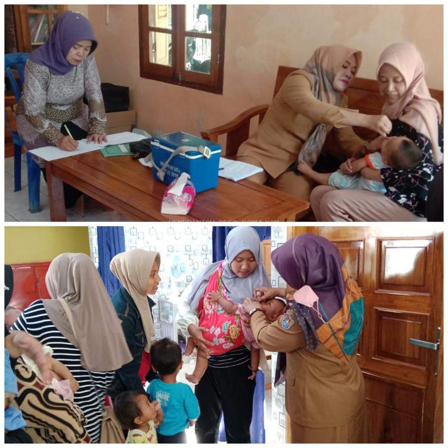 PEMERINTAH DESA KAMULYAN SUKSESKAN SUB PIN POLIO PUTARAN KEDUA
