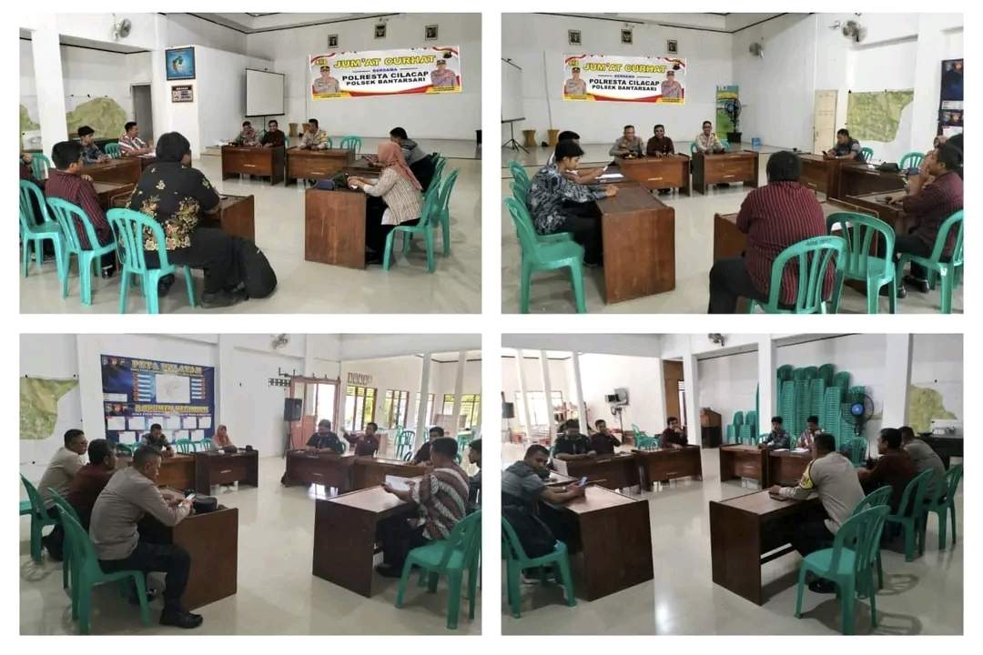 DESA KAMULYAN GELAR JUM’AT CURHAT BERSAMA KAPOLRES BANTARSARI 