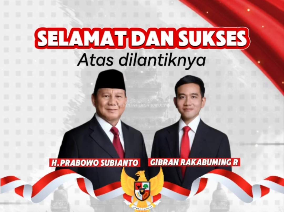 TERIMAKASIH JOKOWI DAN SELAMAT UNTUK PRESIDEN BARU NKRI