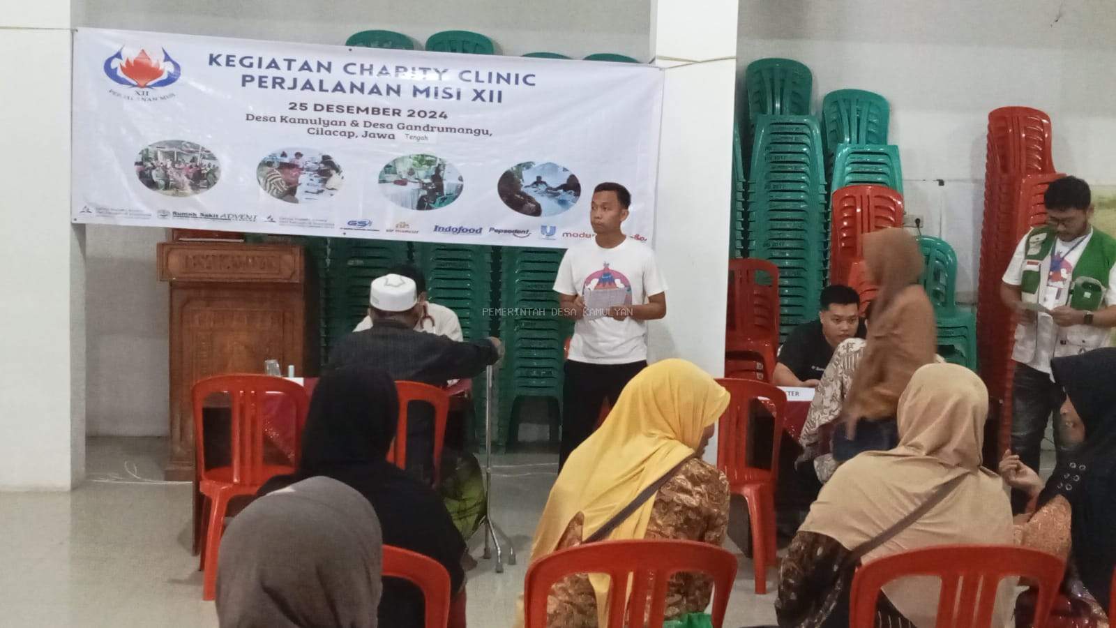 PEMDES KAMULYAN GELAR PENGOBATAN GRATIS DALAM RANGKA BAKTI SOSIAL 