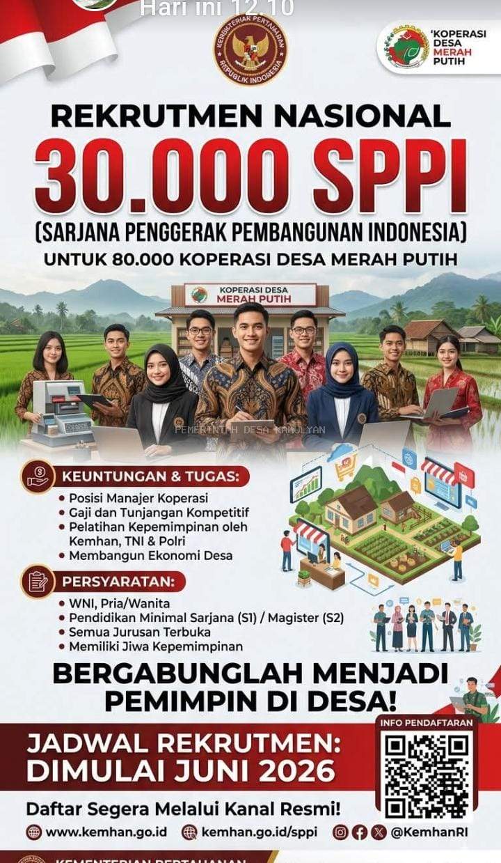 Rekrutmen pegawai KDMP